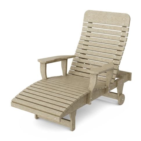Signature Chaise Lounge in Weathered Wood