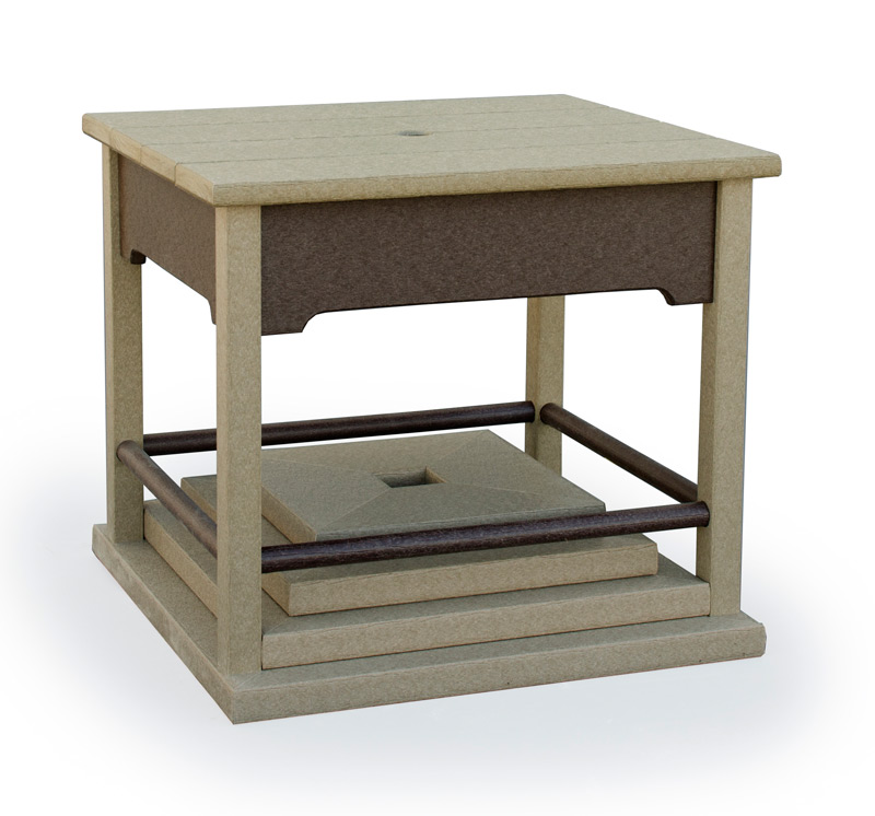 Van Buren Umbrella Stand End Table