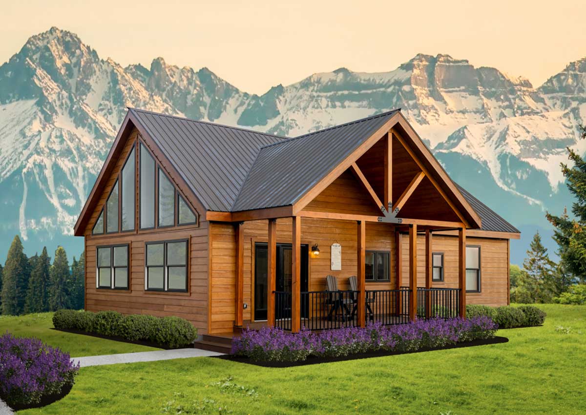 Dwellity Cedar Ridge Lodge modular cabin