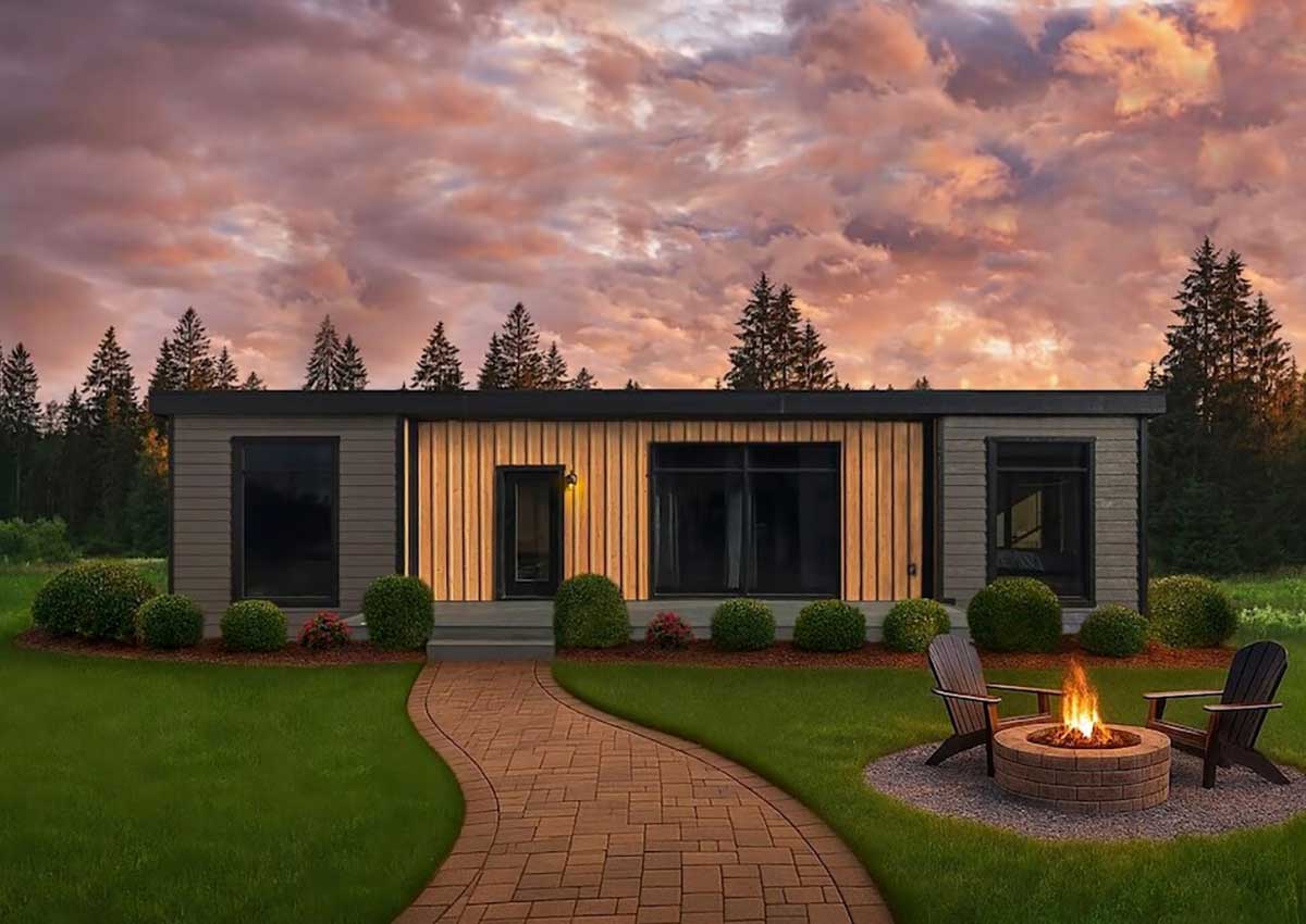 Dwellity Kiononia Lodge modular cabin