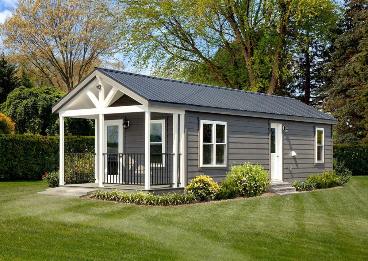 Dwellity Redwood Lodge modular cabin