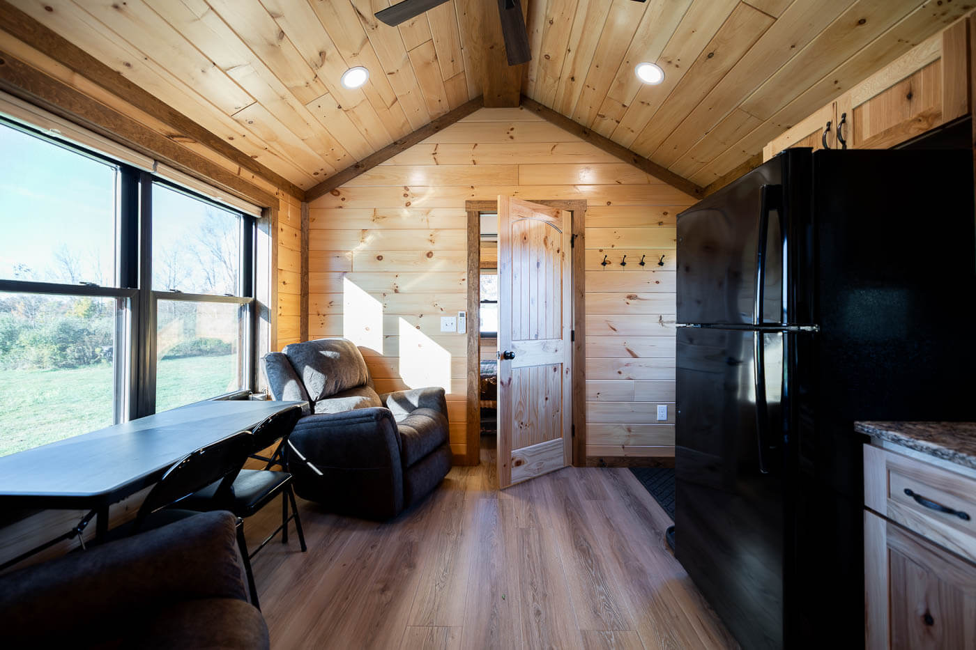 Beaverdam Style 1 kitchen, dining and seating area