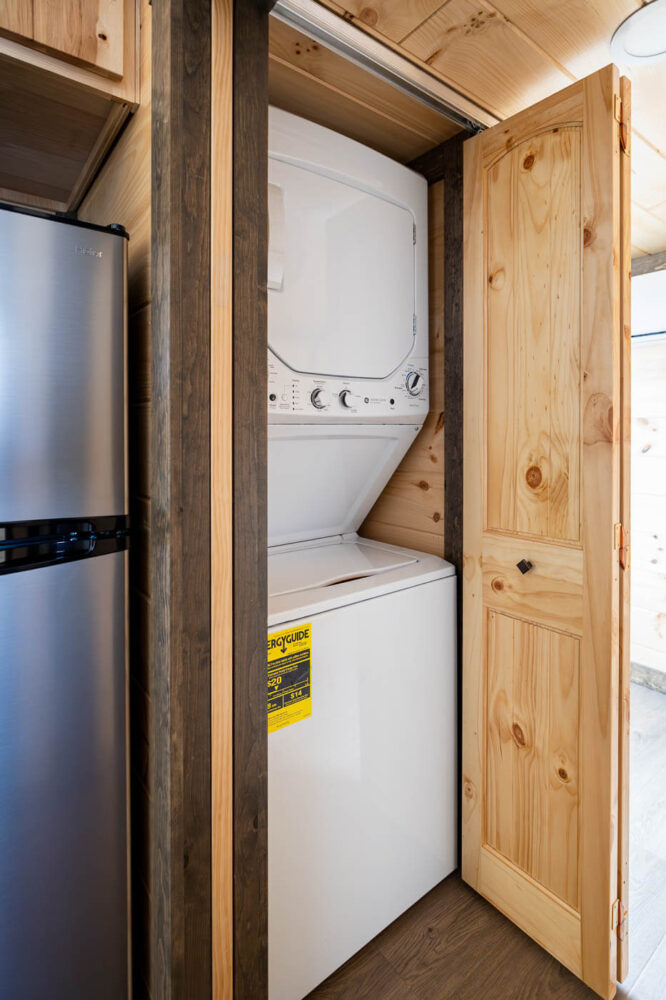 Beaverdam Style 2 stacked washer and dryer