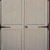 60 inch double shed doors