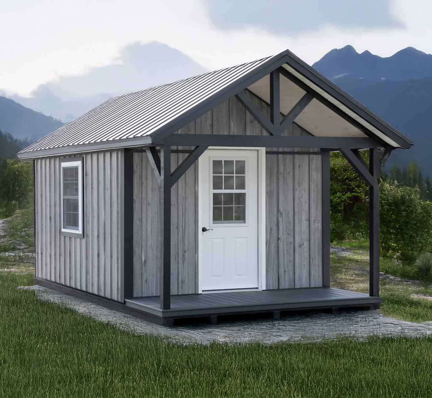 Modular Cedar Ridge Lodge Model Cabin