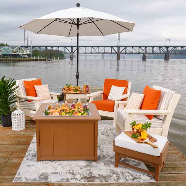 Amish Patio Deep Seating Chairs