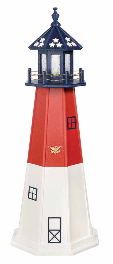 Patriotic Barnegat lighthouse design
