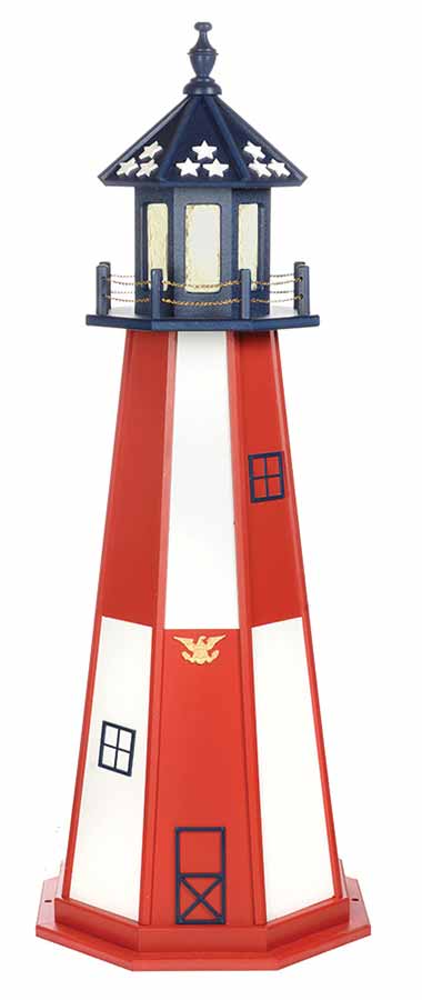 Patriotic Cape Henry lighthouse design